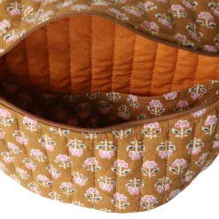 Sac banane block print curry - Mariage Indien