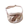 Sac banane enfant métallisé doré - La vie en rose