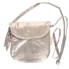 Sac bandoulière enfant métallisé doré