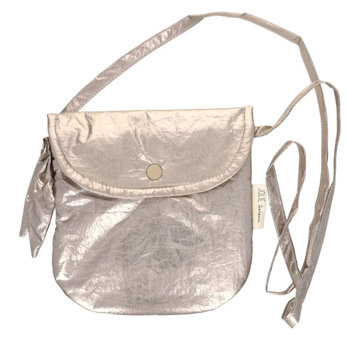 Sac bandoulière enfant métallisé doré