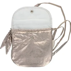 Sac bandoulière enfant métallisé doré