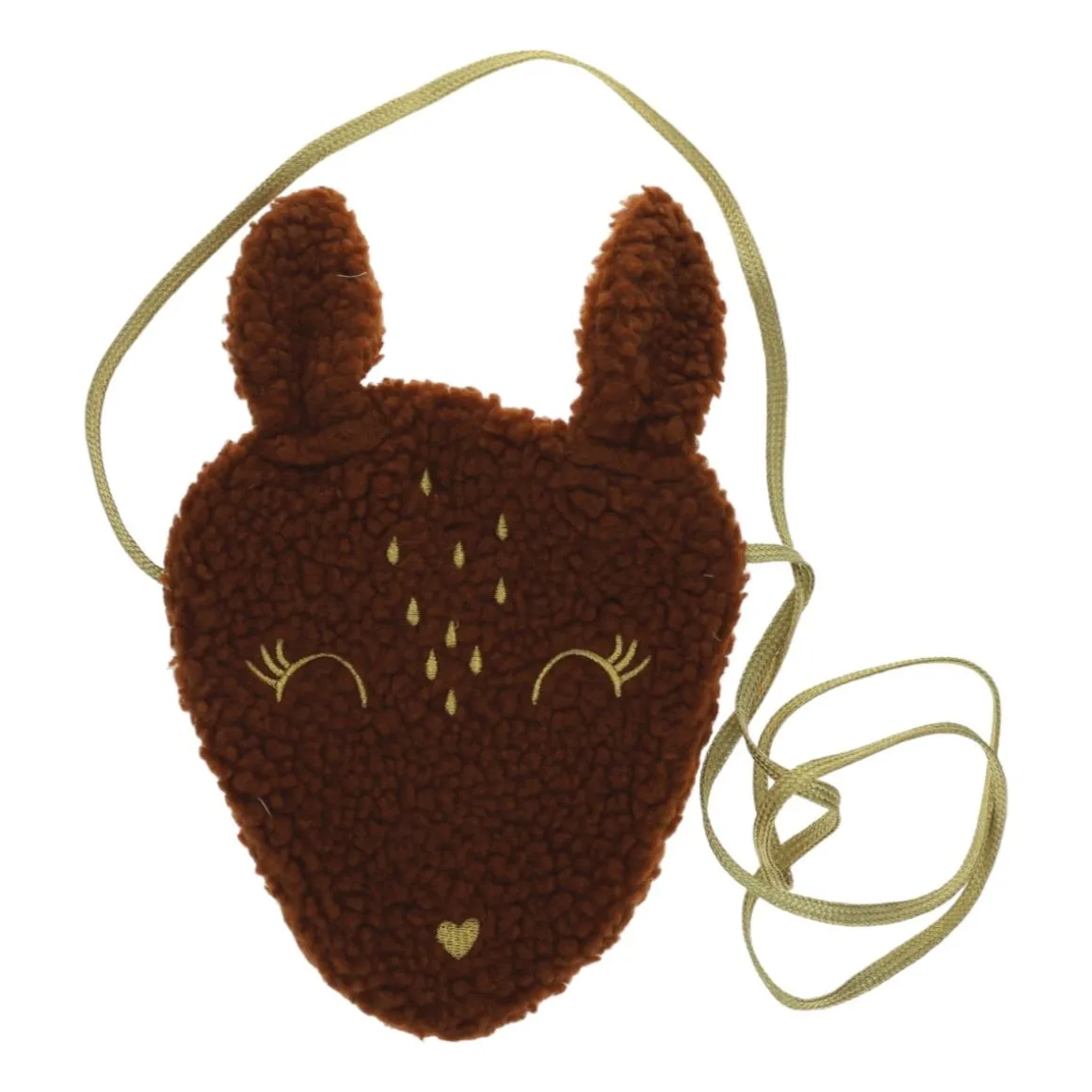 Sac biche bouclette marron
