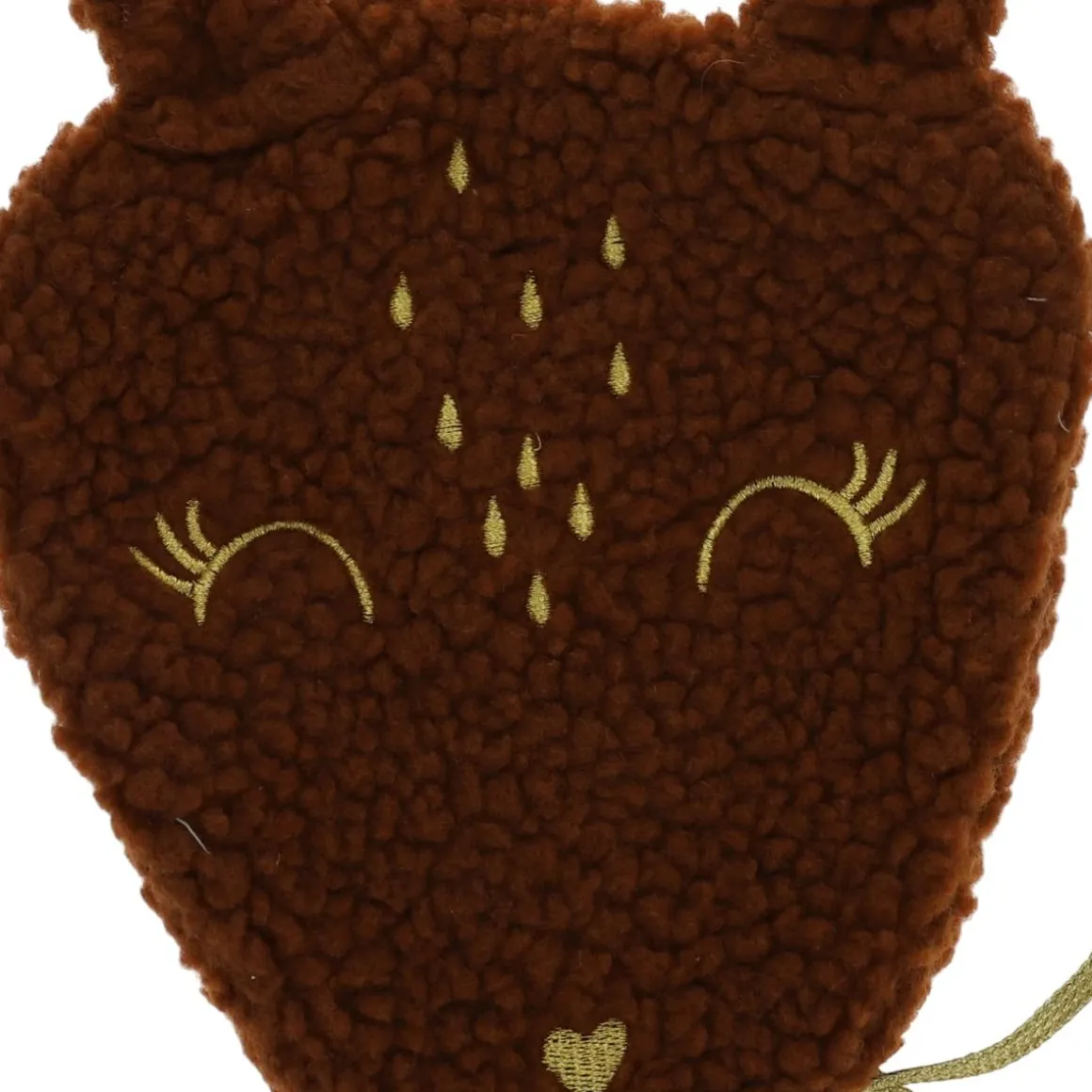 Sac biche bouclette marron