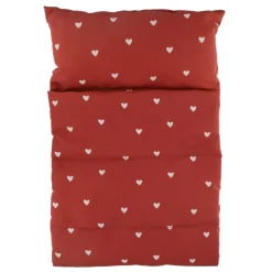 Sac de couchage terracotta pour poupée