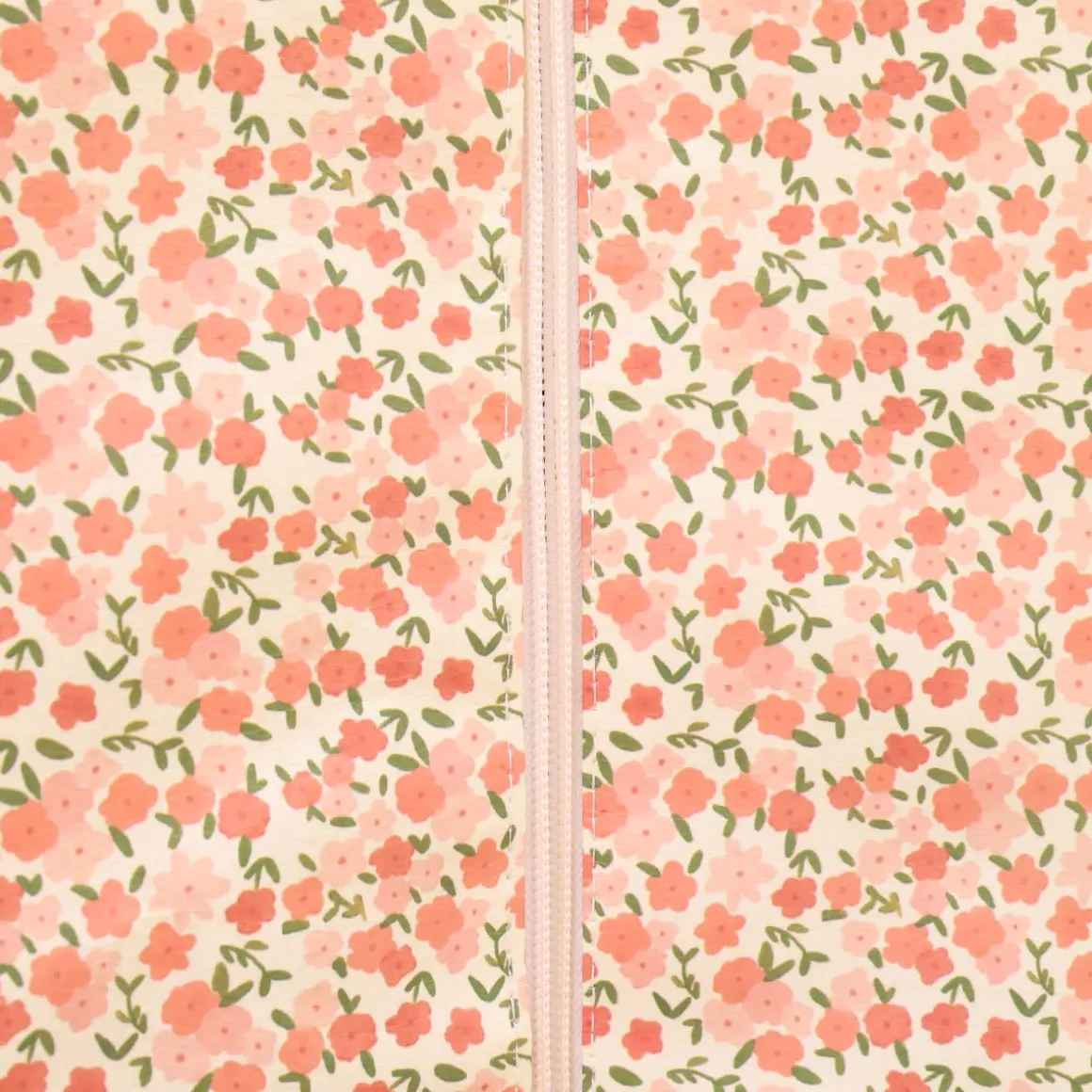 Sac de rangement à fleurs roses