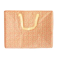 Sac de rangement à fleurs roses