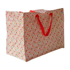 Sac de rangement fleuri - La petite poule rousse