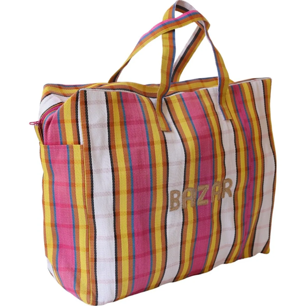 Sac de rangement rayé Bazar - Copacabana party !