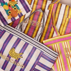 Sac de rangement rayé Bazar - Copacabana party !
