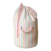 Sac de rangement rayé multicolore - Miaou