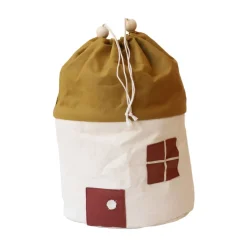 Sac de rangement rigide en forme de maison
