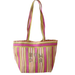Sac tote bag broderie Bom Dia - Copacabana party !
