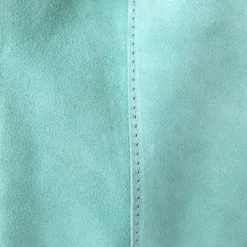 Sac tote bag cuir turquoise