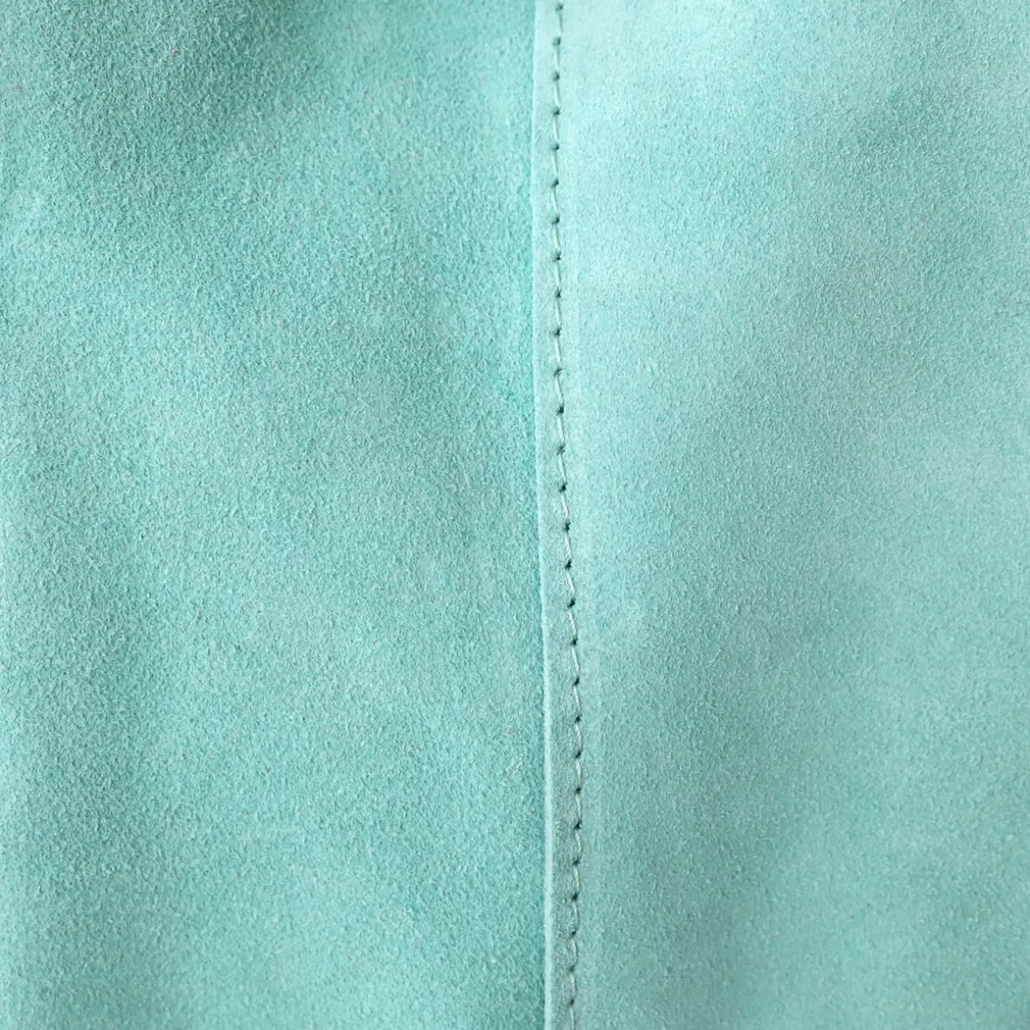 Sac tote bag cuir turquoise