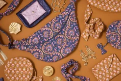 Sac week-end block print curry - Mariage Indien
