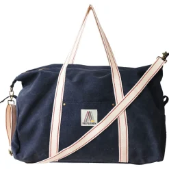 Sac week-end en toile bleu marine
