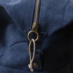 Sac week-end en toile bleu marine