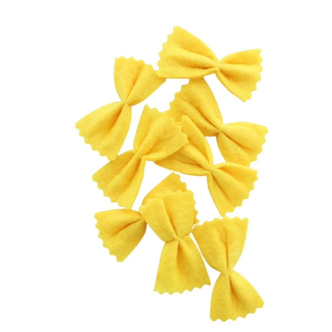 Sachet de pâtes en feutrine farfalle