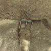 Sacoche cuir une boucle cuivre doré