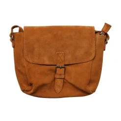 Sacoche cuir une boucle camel