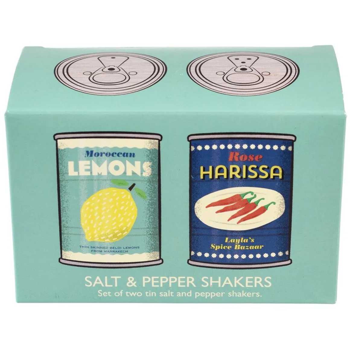Salière et poivrière citron et harissa