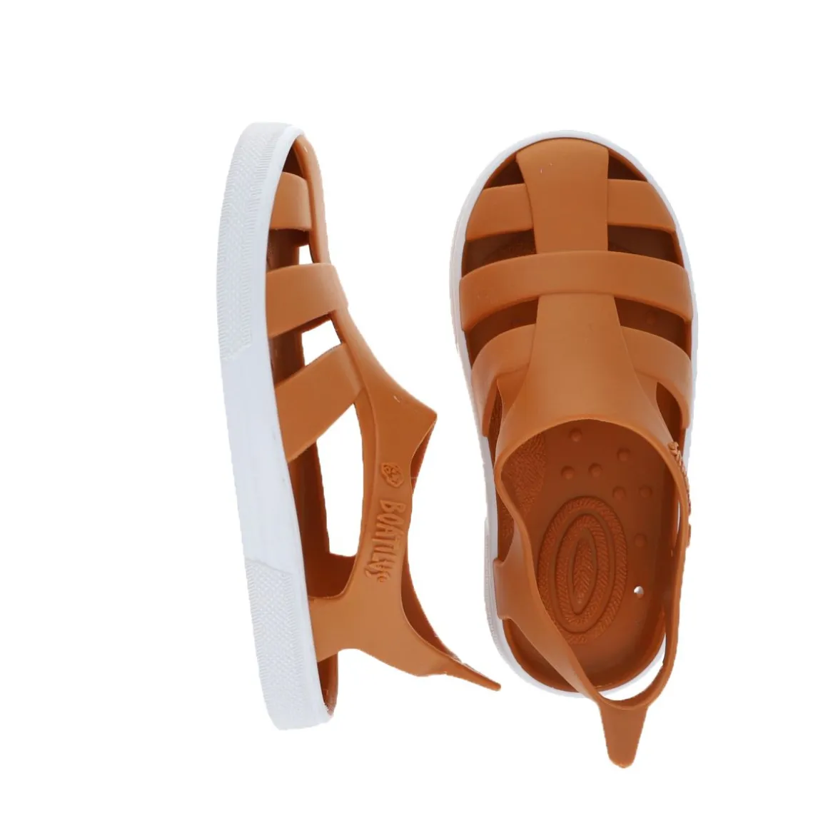 Sandales de plage enfant camel