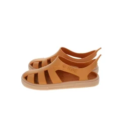 Sandales de plage ocre et beige