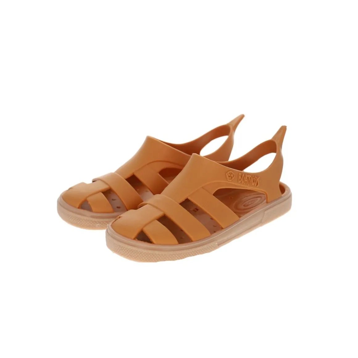 Sandales de plage ocre et beige