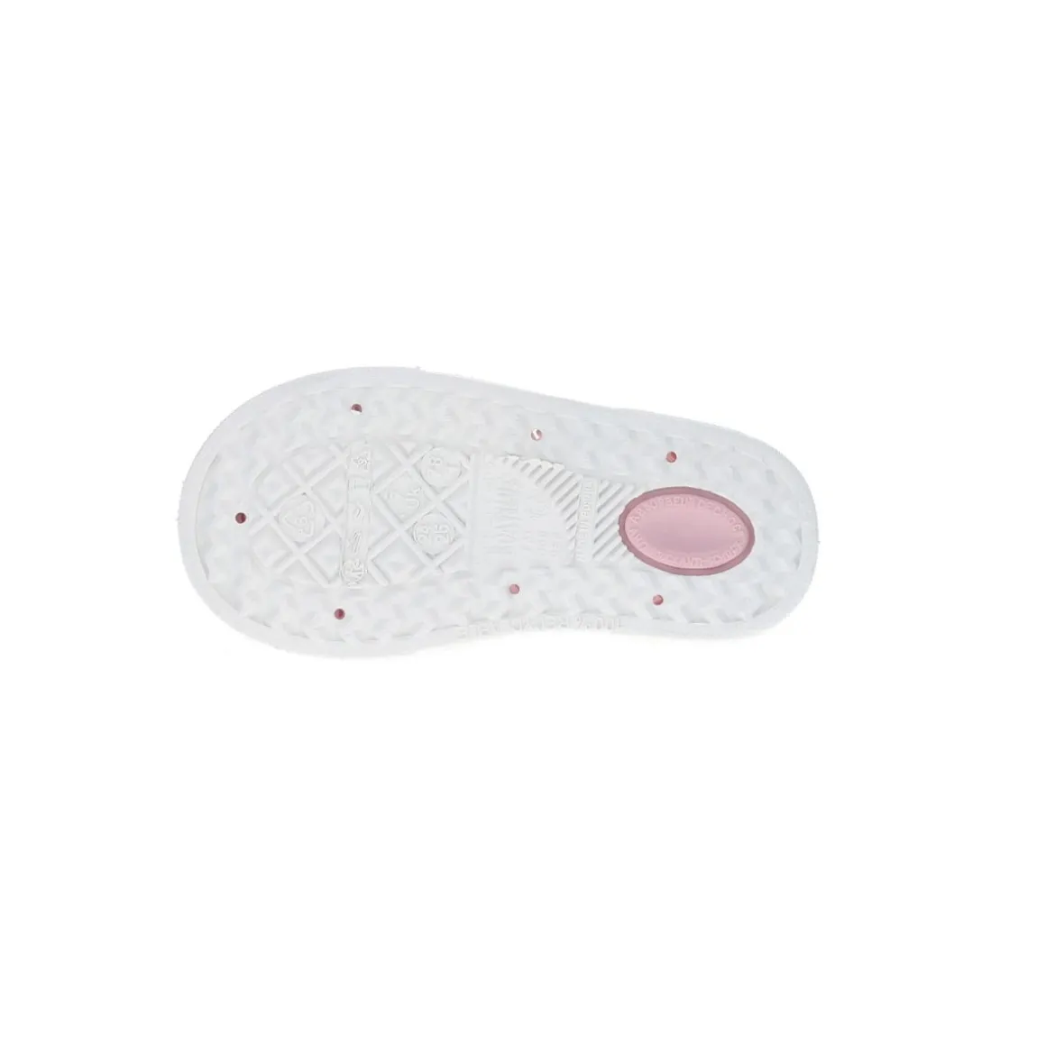 Sandales de plage rose et blanche