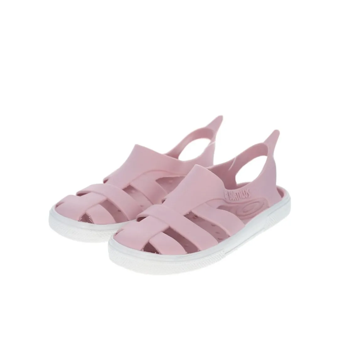 Sandales de plage rose et blanche
