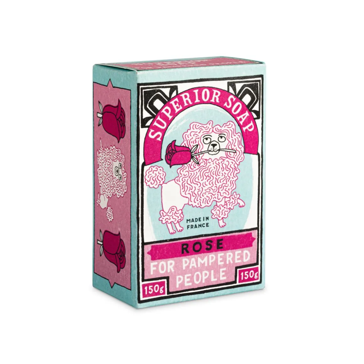 Savon caniche rose