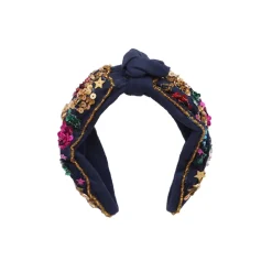 Serre-tête à sequins multicolores