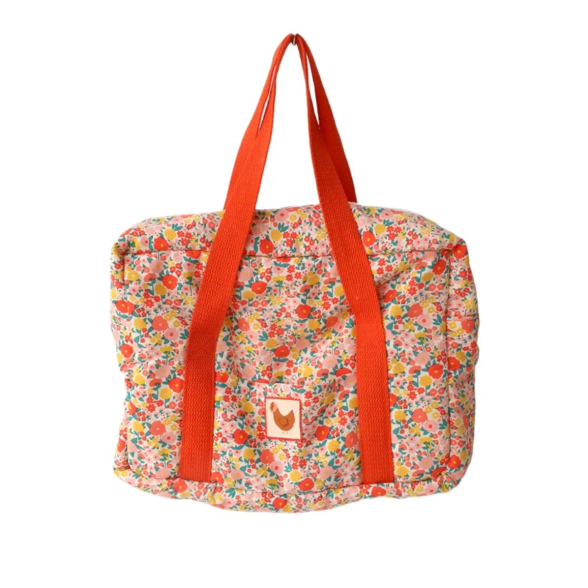 Set à langer pour poupée fleuri - La petite poule rousse