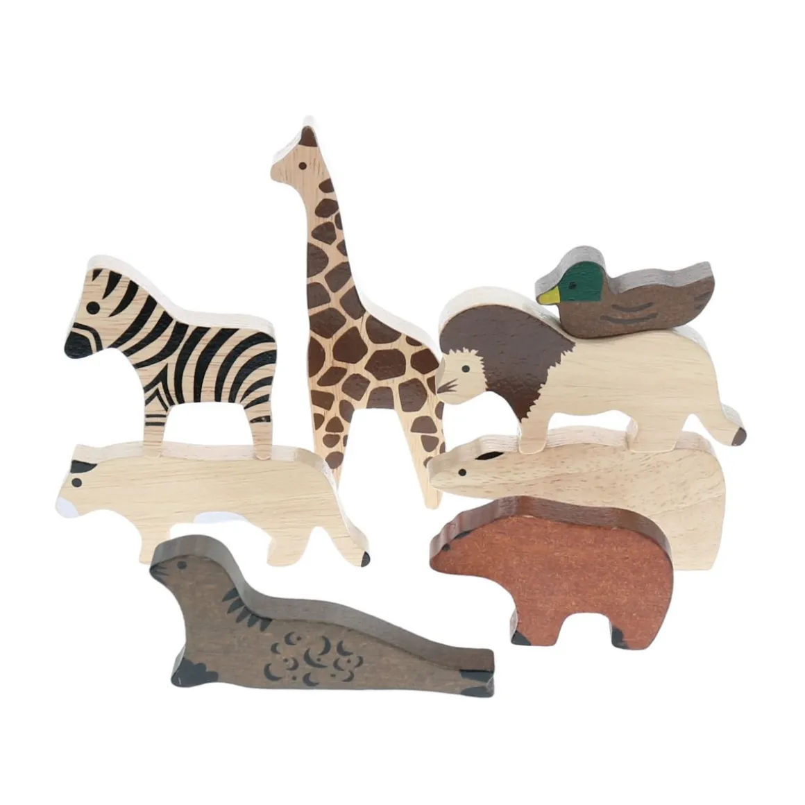 Set animaux en bois