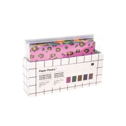 Set cartes et enveloppes leopard