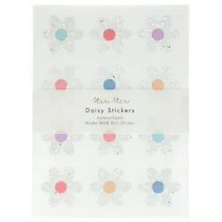 Set de 8 feuilles de 12 autocollants marguerite