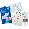 Set de 6 jeux de voyage réversibles en silicone