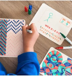 Set de 6 jeux de voyage réversibles en silicone