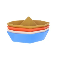 Set de 4 petits bateaux en silicone