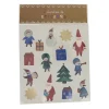 Set de 2 planches de stickers Noël