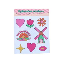 Set de 2 planches de stickers - Zou Bisou Bisou !