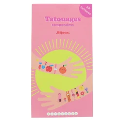 Set de 2 planches de tatouages temporaires "Bijoux"