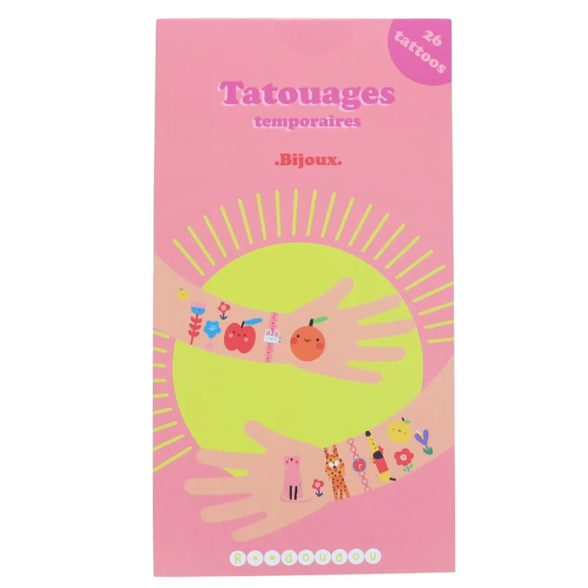 Set de 2 planches de tatouages temporaires "Bijoux"