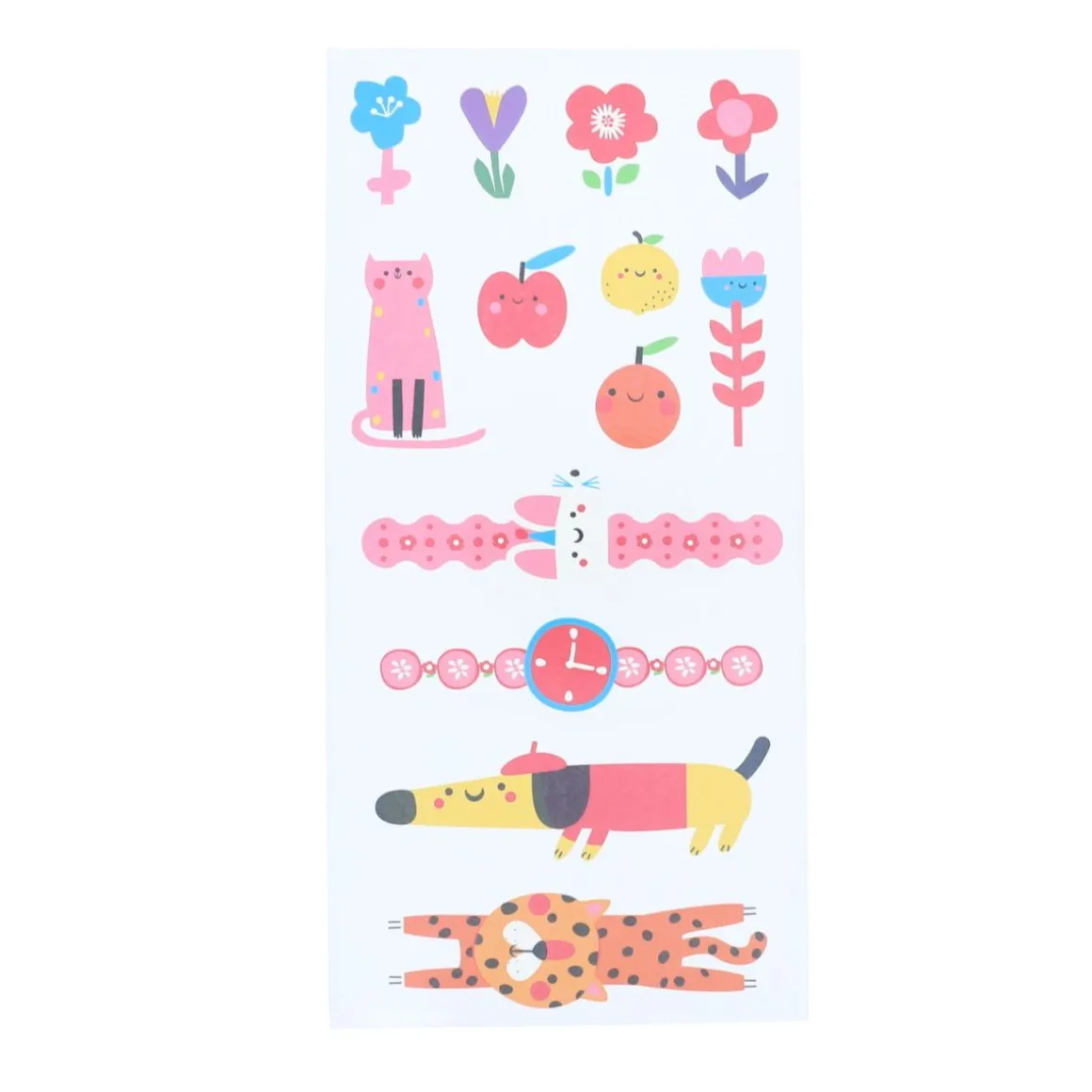 Set de 2 planches de tatouages temporaires "Bijoux"