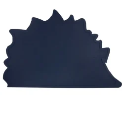 Set de table silicone hérisson bleu marine