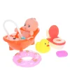 Set jeu salle de bain bébé miniature