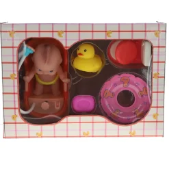 Set jeu salle de bain bébé miniature