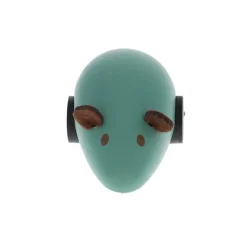 Souris verte en bois à remonter