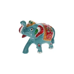 Statuette éléphant bleu