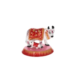 Statuette vache sacrée et son bébé
